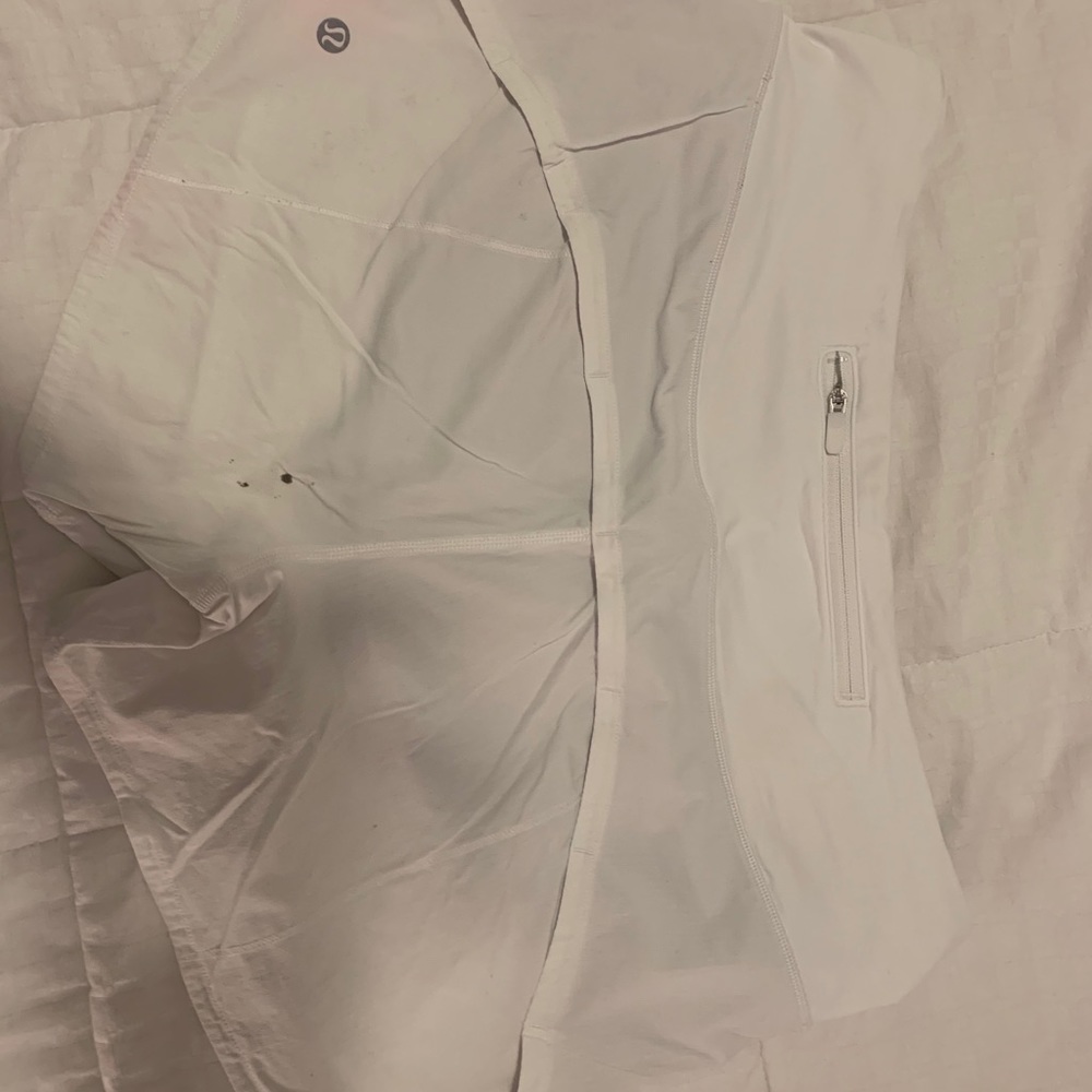 lululemon speed up white shorts